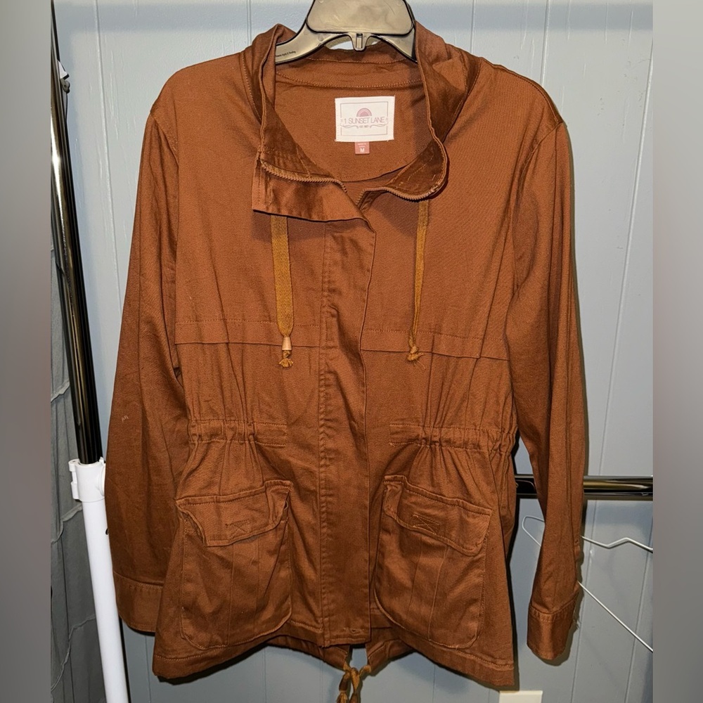 Rust Colored Chore Jacket by 1 Sunset Lane